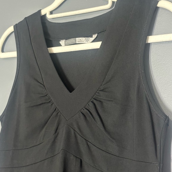 Athleta Women’s size medium black dress soft sleeveless activewear - Picture 2 of 5